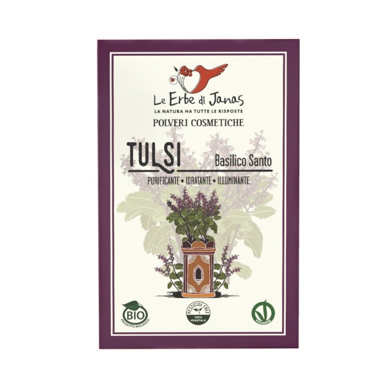 le erbe di janas  Tulsi  Erbe trattanti in polvere