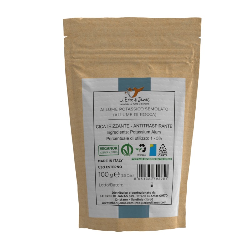 le erbe di janas  Allume di Rocca  Ingredienti Cosmetici