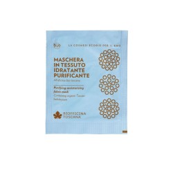 biofficina toscana  Maschera Viso in Tessuto Purificante con Elicriso  Maschere Viso
